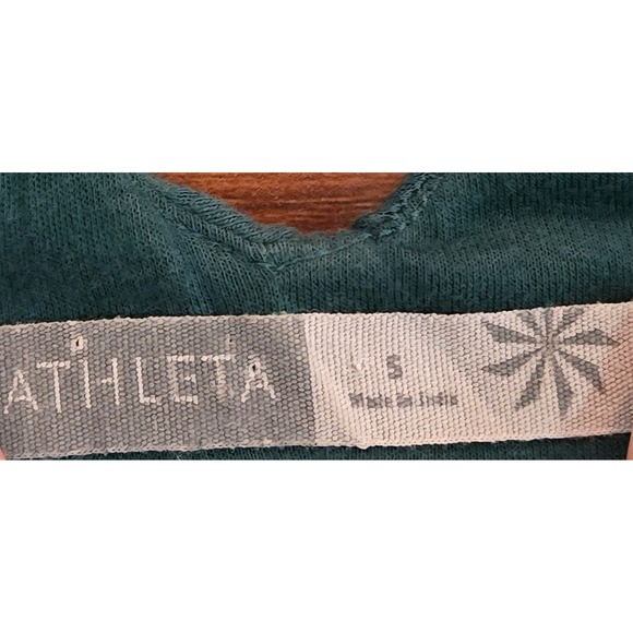 Athleta Textured Crisscross Double Strap Maxi Dress Women's Size Small 57" Long - Picture 6 of 6